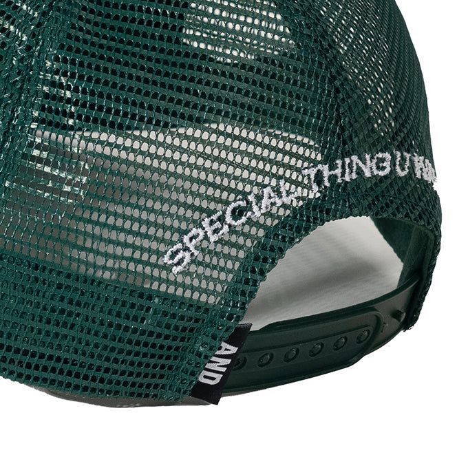 GREEN ATHR TRUCKER CAP