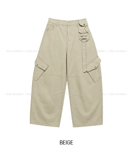 Malta Hip Sack Pocket Diagonal Cargo Pants