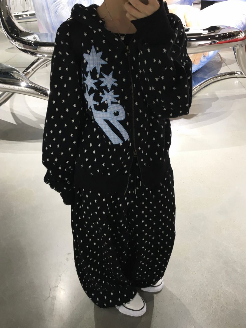 [SET] 97 Star Sweat Wide Pants (2c)