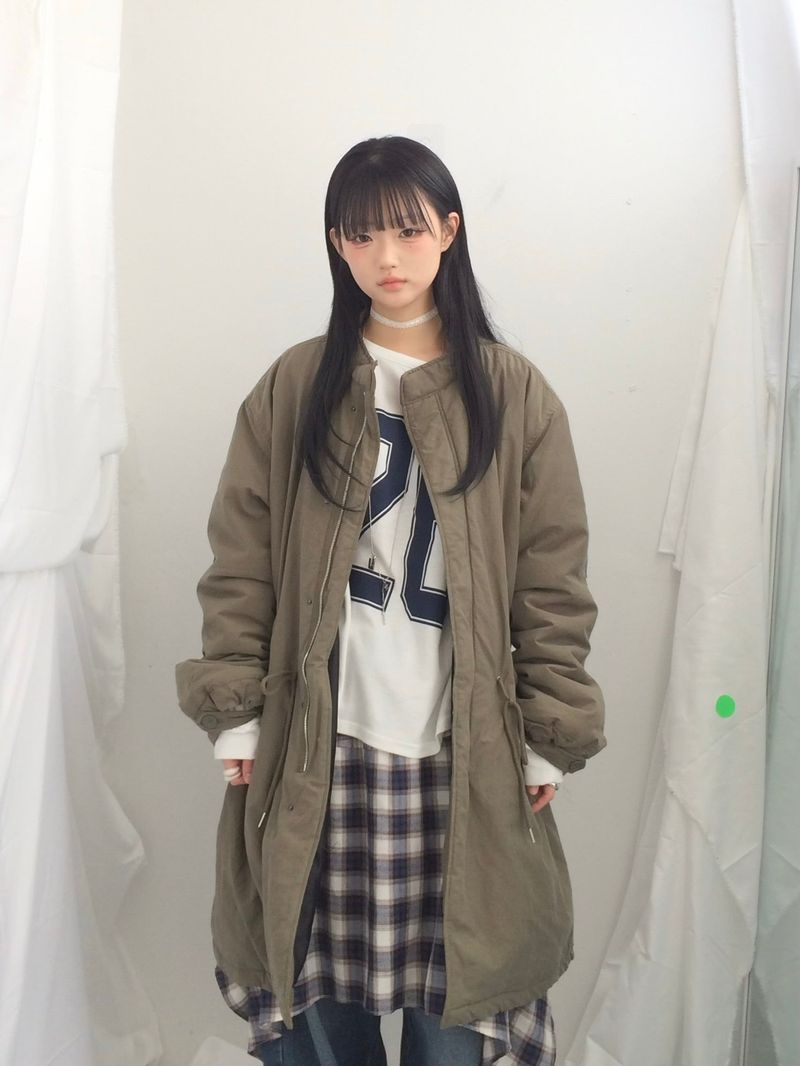 Numbering loose sweatshirt