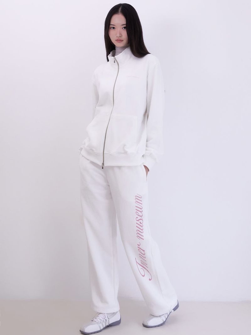 Inner Museum Lettering two-way Sweatpants (IVORY)