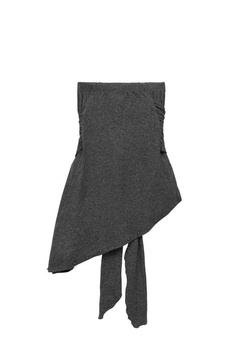 st stud skirt (grey)