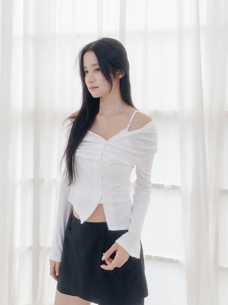 Rin cardigan set (White)