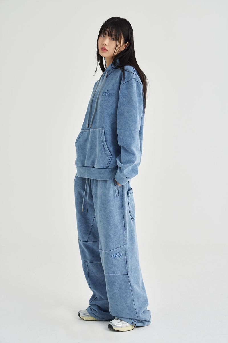 SYMBOL LOGO JOGGER PANTS [DENIM]