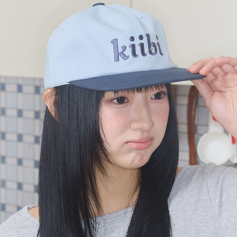 kiibi（キイビ）の「logo two tone cap sky blue & navy（Hats）」