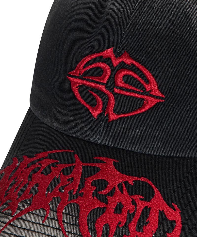 WASHED METAL LOGO BALL CAP