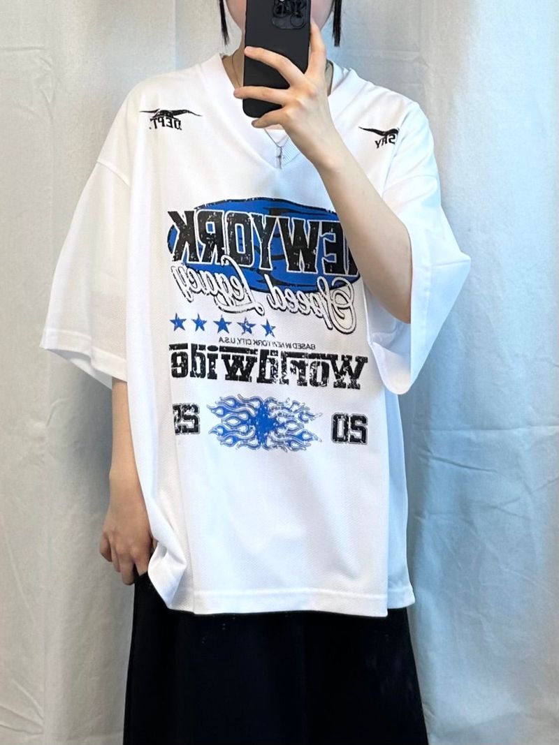 new york mesh t-shirt