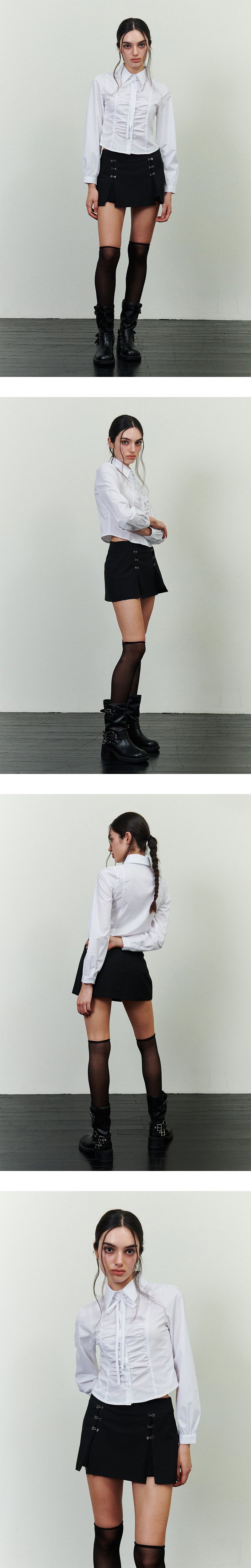 DAFFODIL HOOK SKIRT black