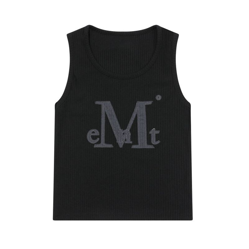 MUCENT（ムセント）の「WADI APPLIQUE LOGO SLEEVELESS (2Color)（Tops）」