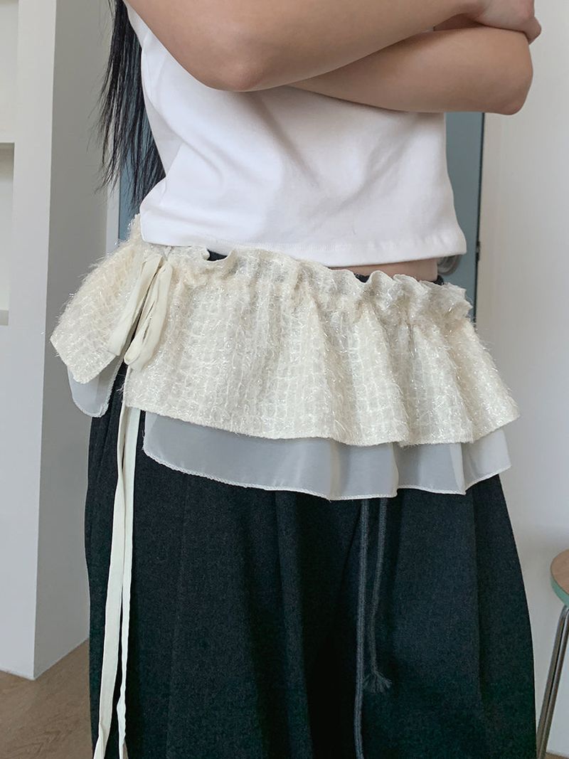 TWINKLE LAYERED BELT SKIRT (2C)