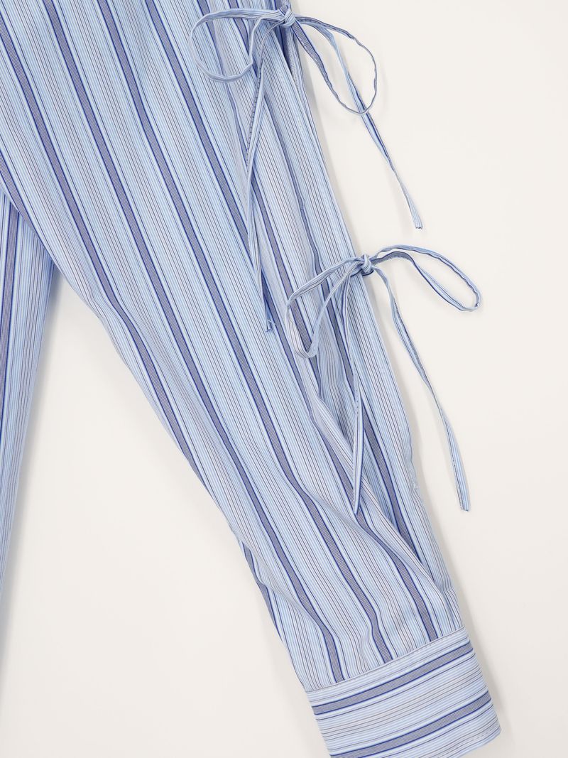 arm ribbon stripe shirt