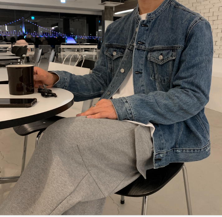 First Semi-Over China Denim Jacket