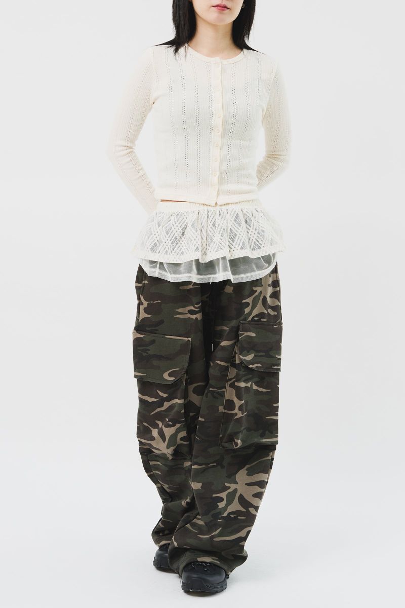 Teo Camo Pocket Sweatpants (2color)