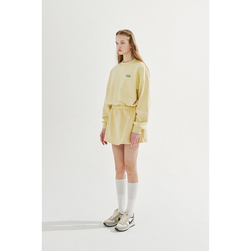 BANDING JERSEY MINI DRESS_MUSTARD