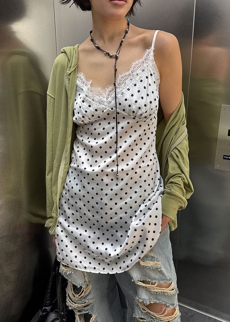 eon（イオエン）の「SATIN DOT DRESS（Dresses）」