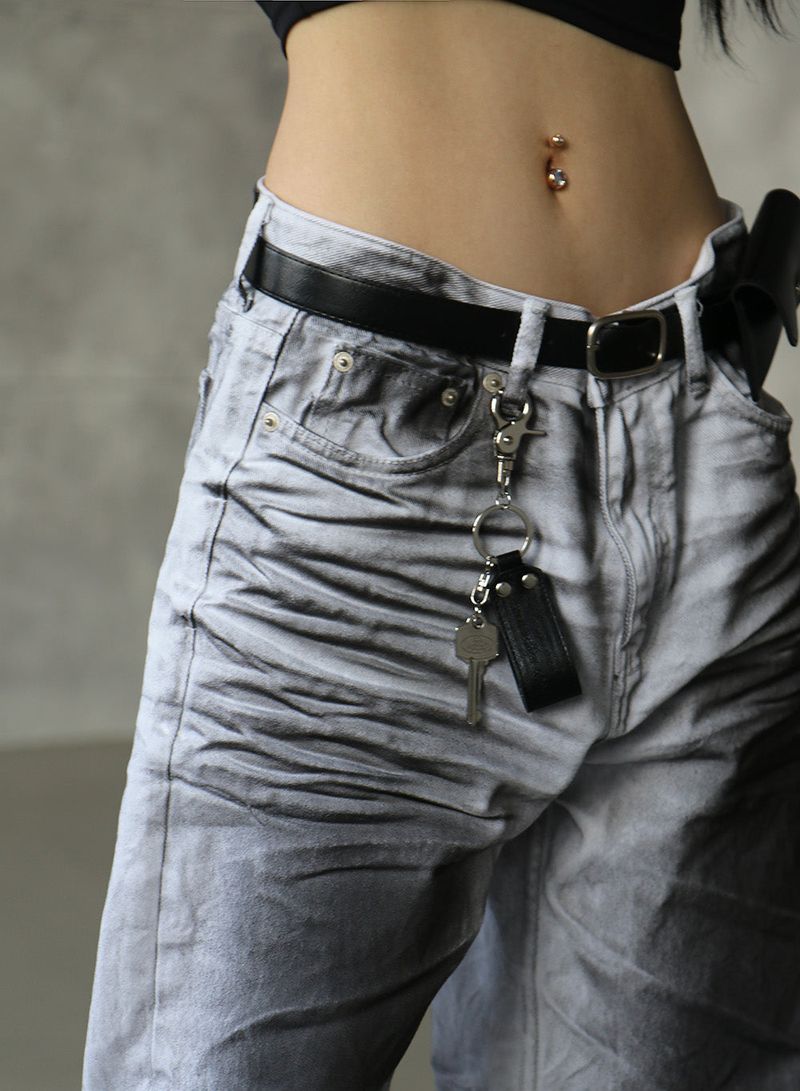 [UNISEX] Leather key ring