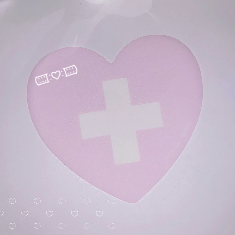 Pink medical mouse pad