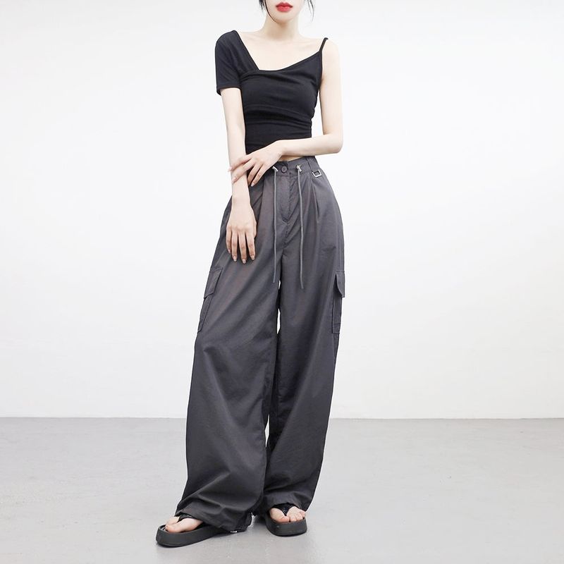 Tony An Cargo Wide Pants
