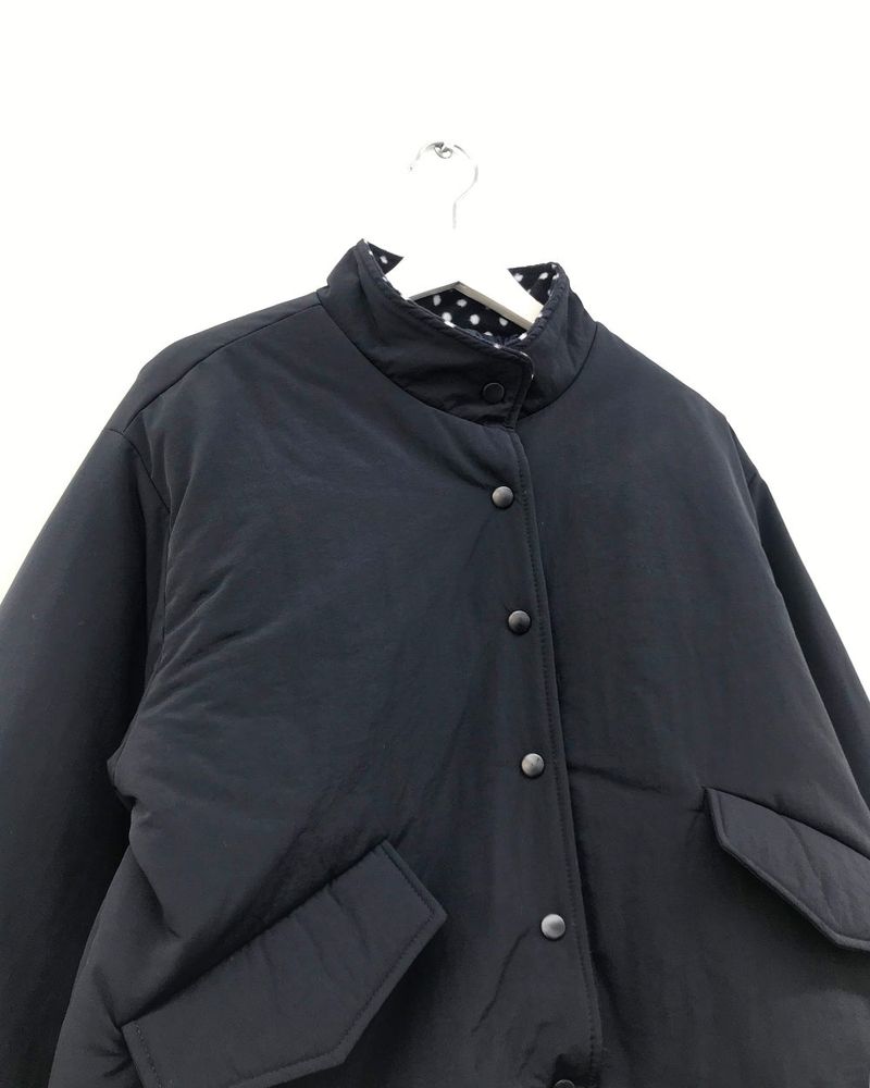 Coco Dot Padded Field Jacket (2color)