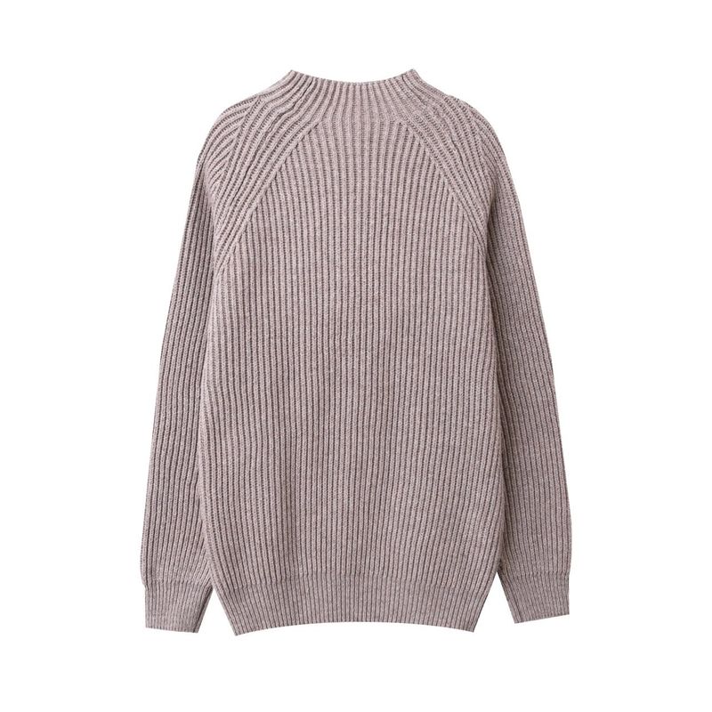Side Mock Cash Knit 5C