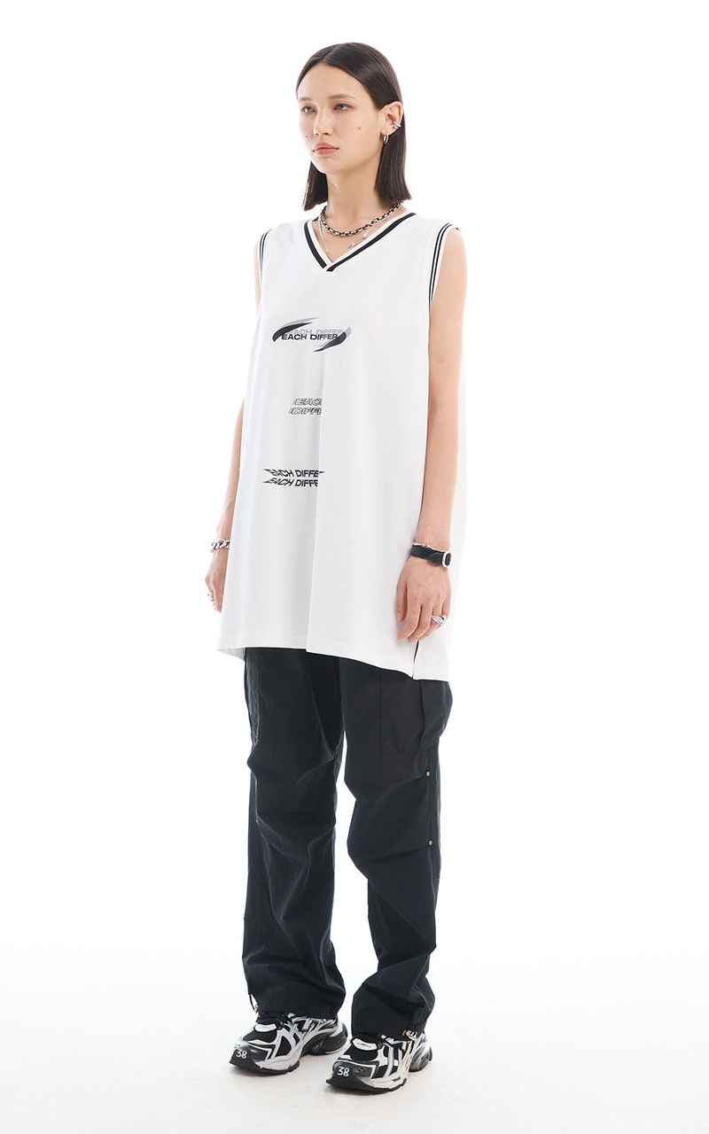 MIX LOGO SLEEVELESS_WHITE