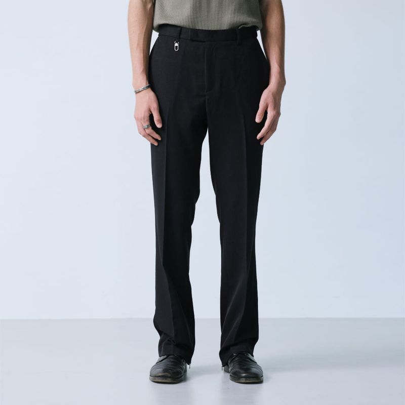 2way hidden extend bootcut slacks black