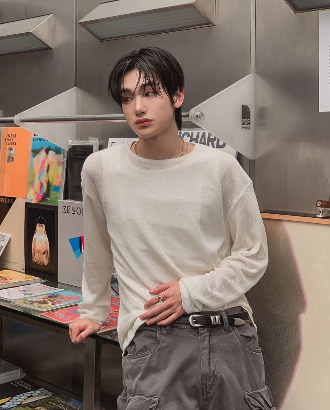 Oben Cotton Basic Long Sleeve T-shirt
