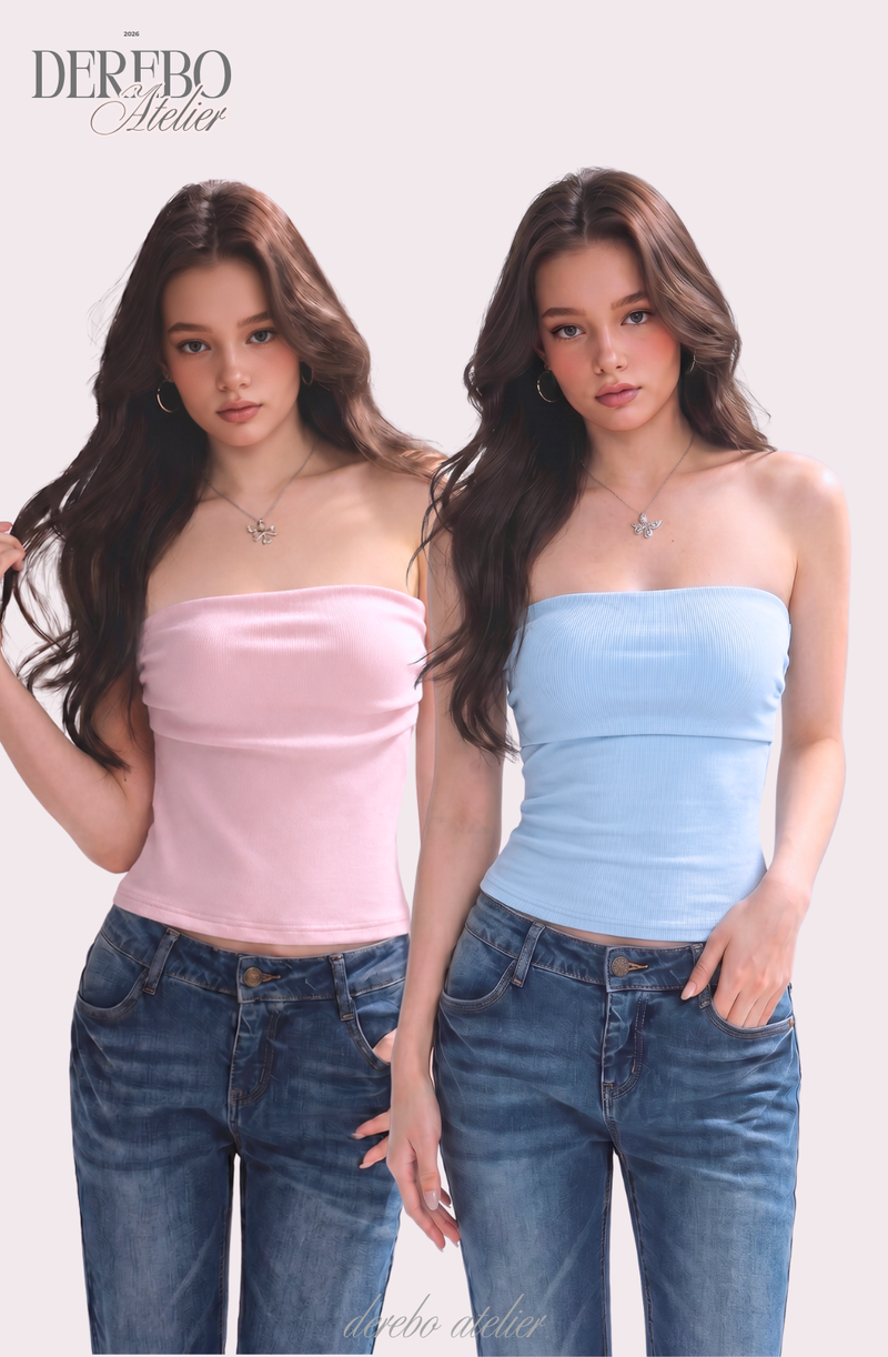 Pastel Pad Slim Tube Top
