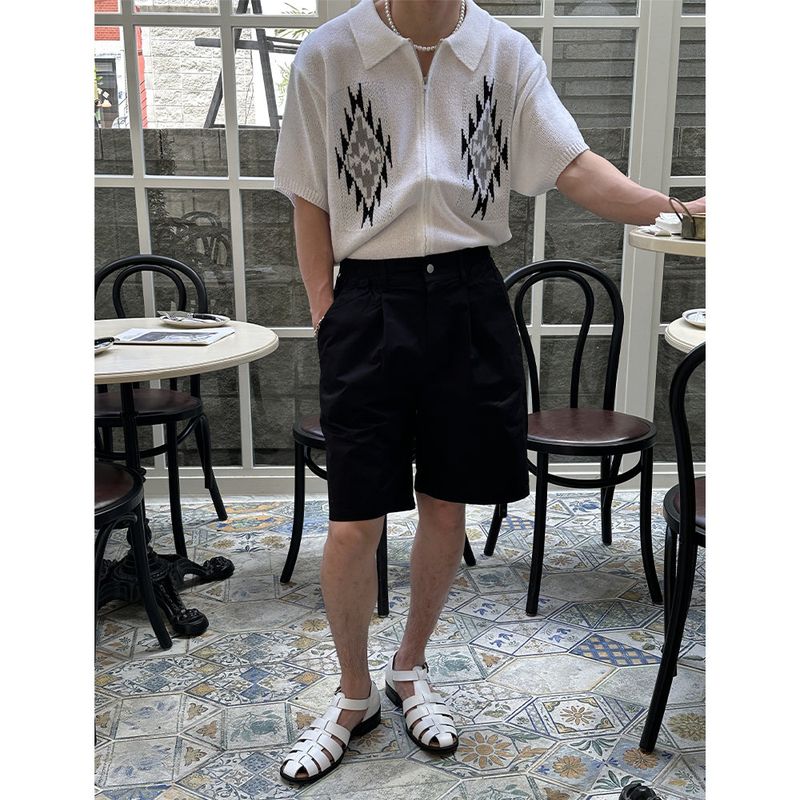 [S/S] Bio pin tuck bermuda pants(5color)