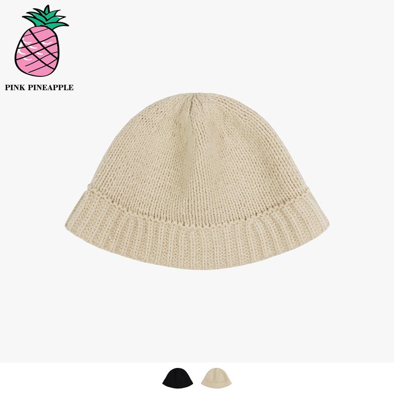 PINK PINEAPPLE(ピンクパイナップル)の「SIMPLE KNIT BUCKET(Hats)」