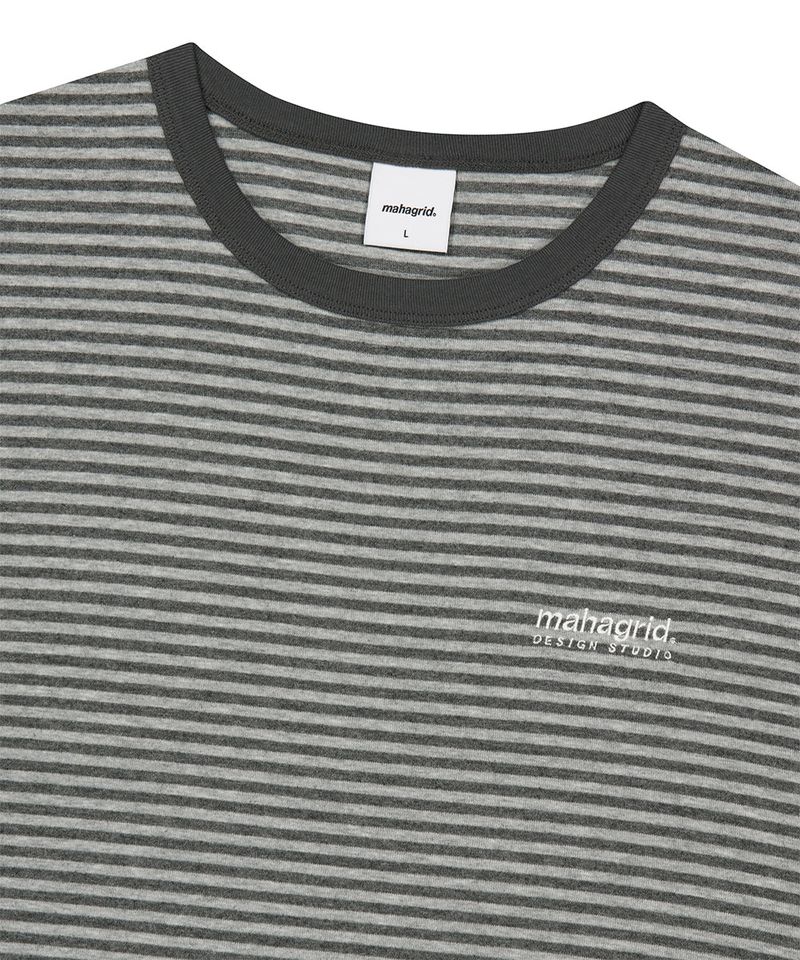 BASIC LOGO STRIPE RINGER TEE