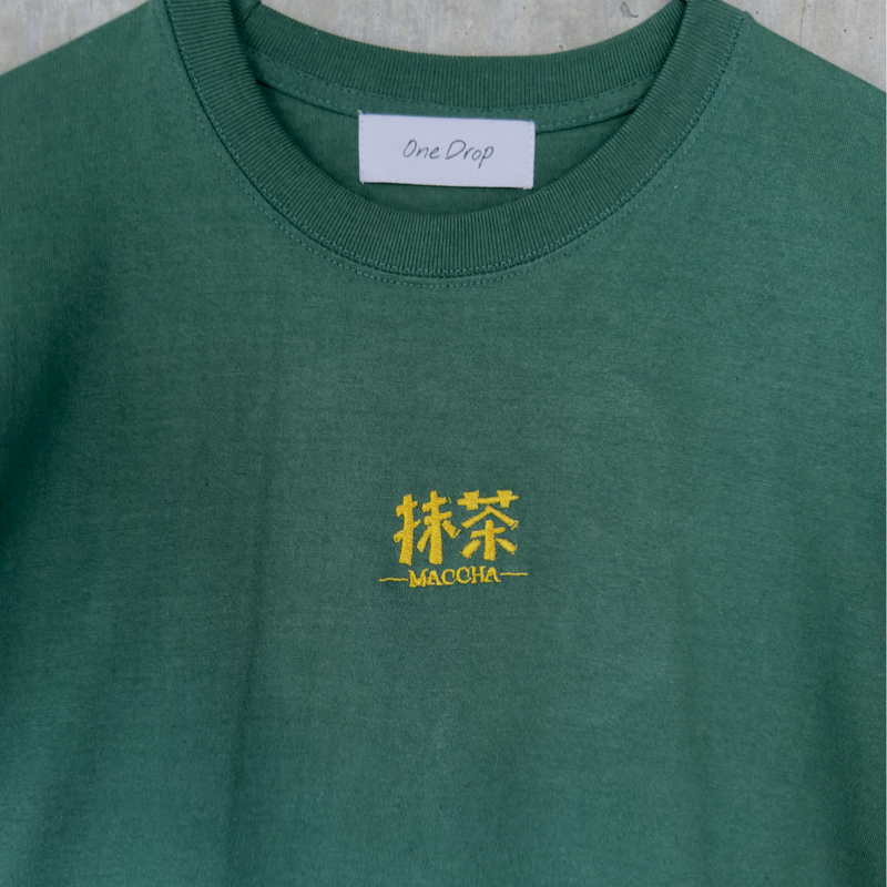 ふくだ抹茶刺繍Tshirt