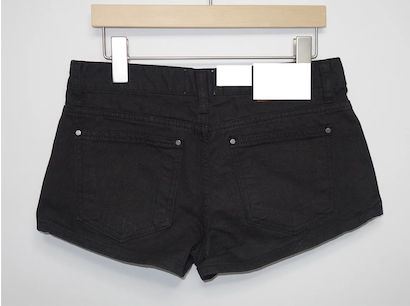 black short pants