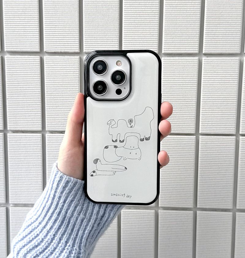 [made] animal puzzle (epoxy bumper case)