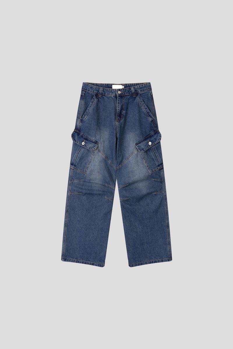 Glide Wide Cargo Denim (3color) (No.1007)