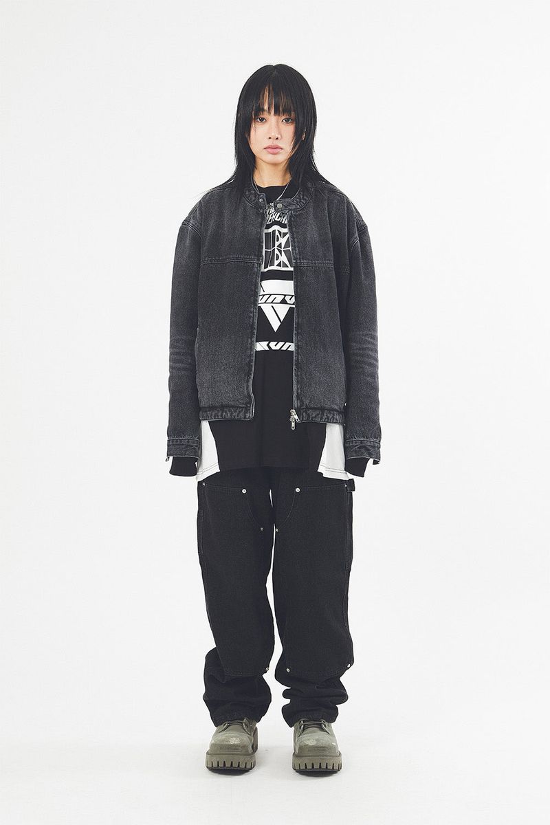 Porto snap 2-way zip-up jacket