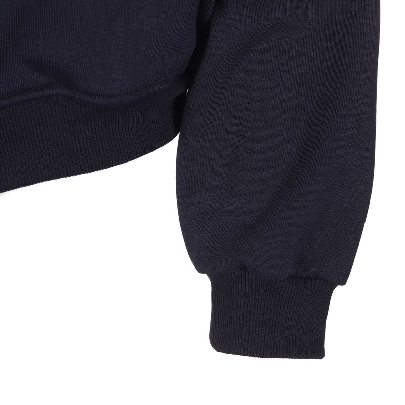 LAYERED STRING HOODIE ZIP-UP [NAVY]