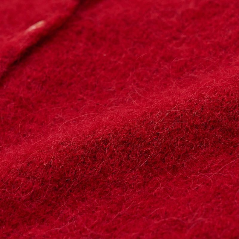 CLASSIC BUTTON CARDIGAN RED