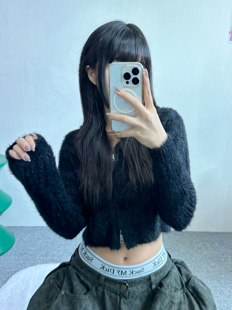 HIDDEN POCKET LEOPARD SPOT BALLOON DENIM🤎💚 - 2 COLORS