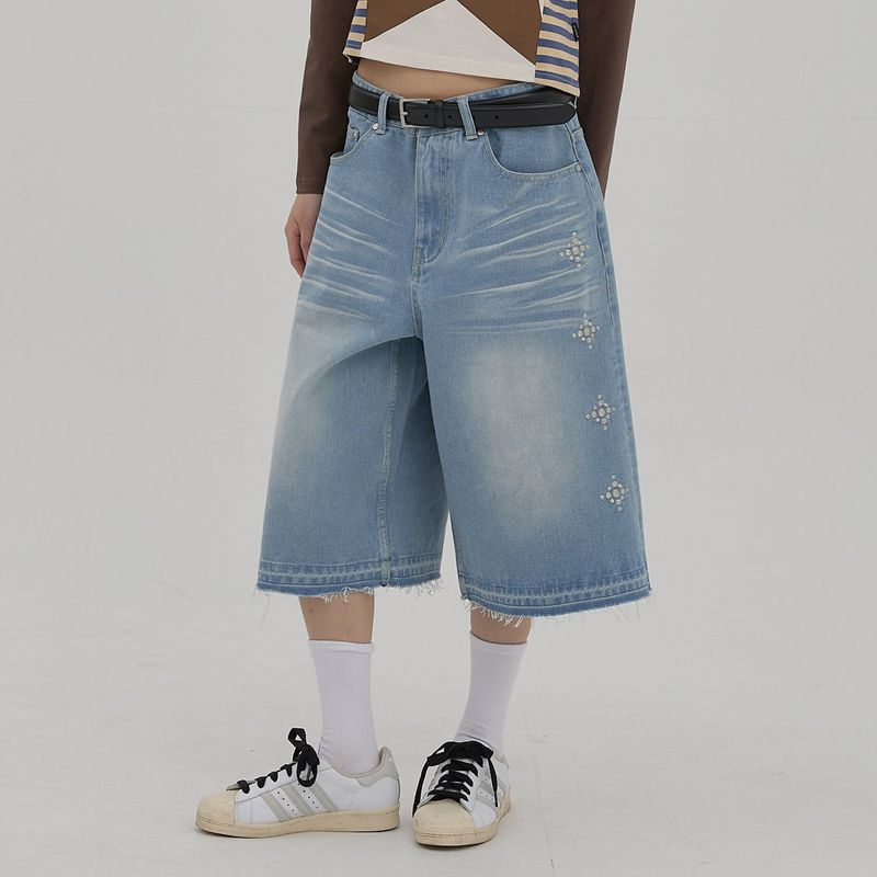 WaiKei(ワイケイ)の「Western Stud Bermuda Denim Pants(Pants)」