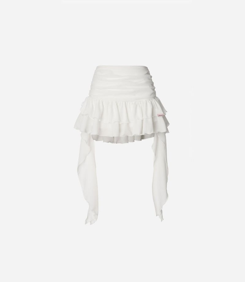 Tutu Chiffon Winged Shirred Skirt