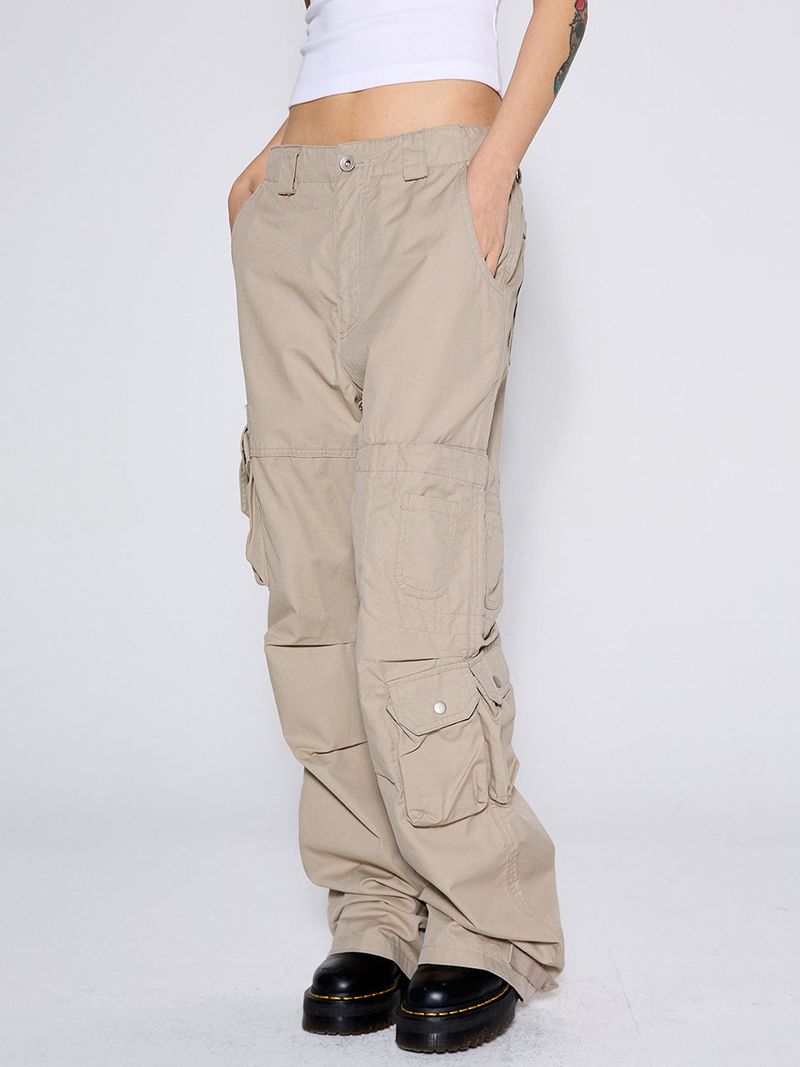 MULTI POCKET PANTS / BEIGE