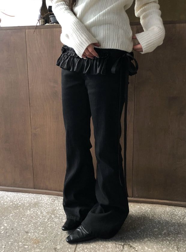 Chomi Rose Layered Mini Skirt