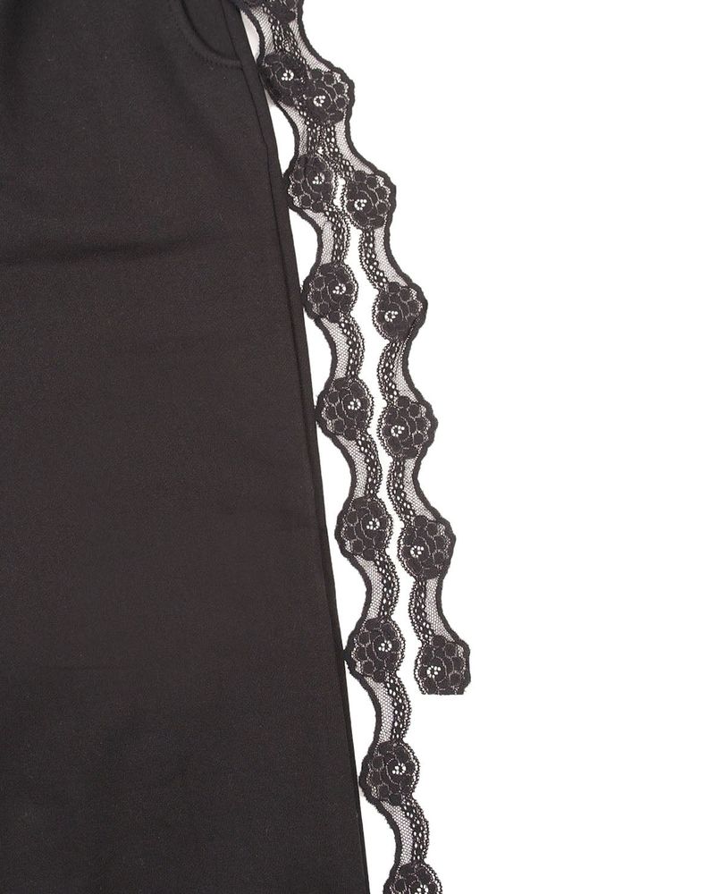 LACE SWEATPANTS BLACK