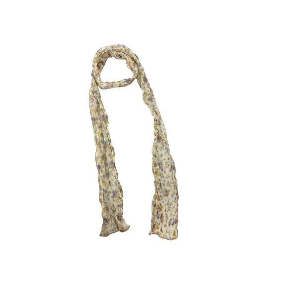 Mori Flower Wrinkle Scarf