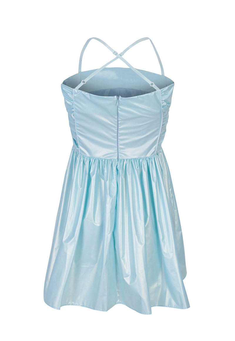 KIKI SHIRRING MINI DRESS _(2colors)