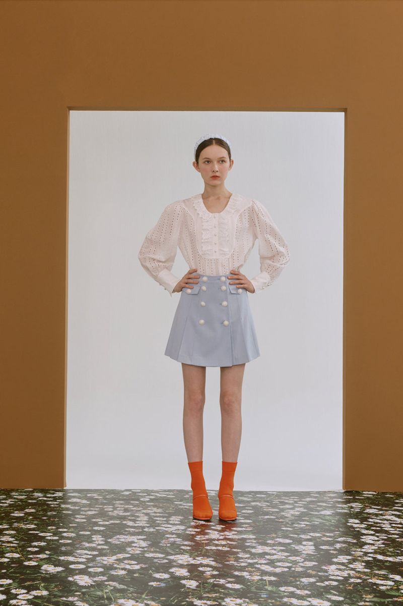 ROMANCHIC(ロマンシック)の「Embroidery blouse(Tops)」