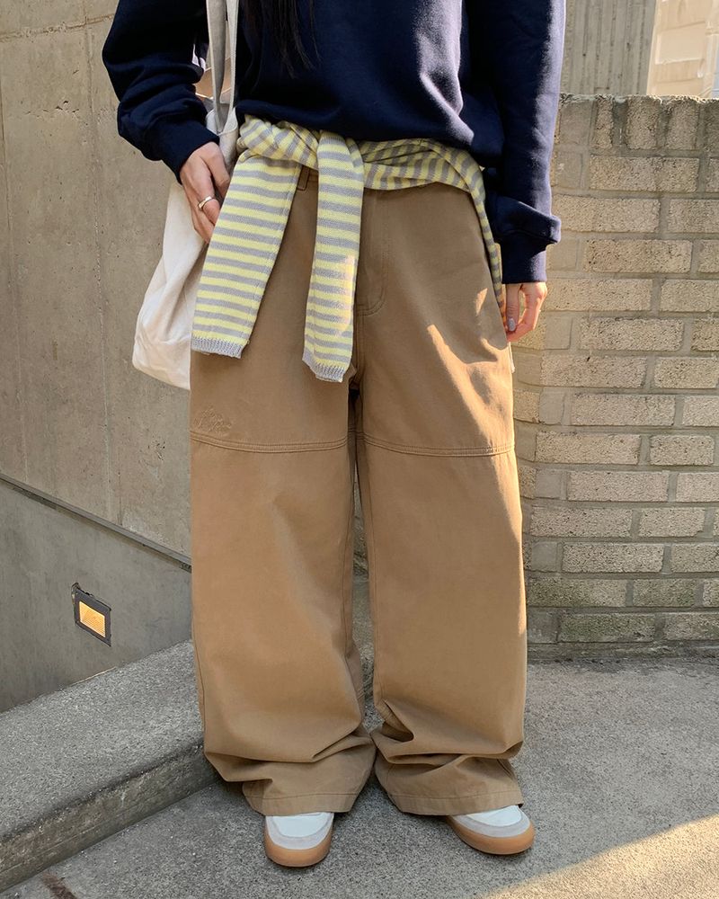 [ORIGINAL] Grape cut cotton pants