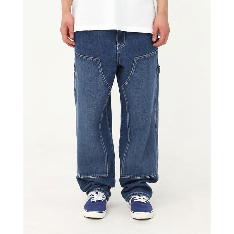 DOUBLE KNEE DENIM PANTS
