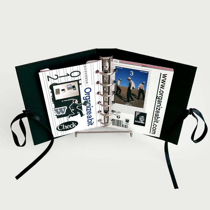 oab micro polaroid sticker / 001,002 set